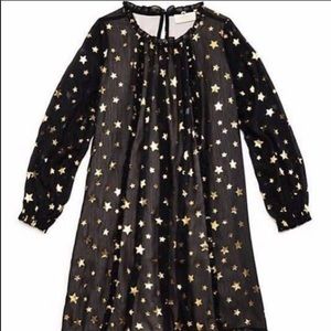Kate Spade ♠️ Scattered Star Chiffon Dress